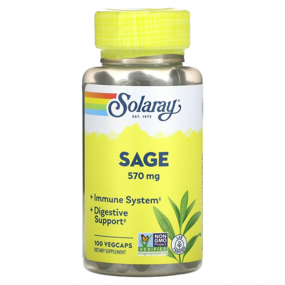 ������ ������ Solaray, ������, 285 ��, 100 ������ VegCaps  IHerb (������) ����