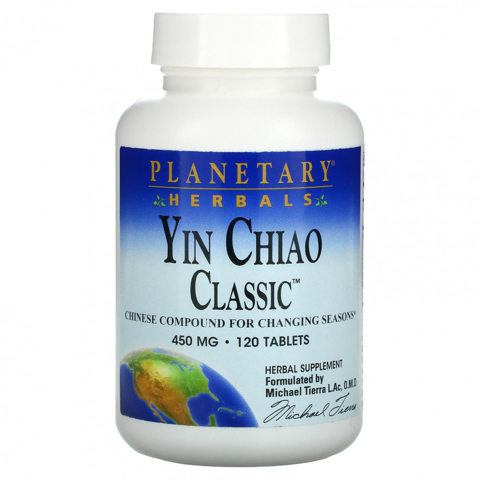 ������ ������ Planetary Herbals, Yin Chiao Classic, 450 ��, 120 ��������  IHerb (������) ����