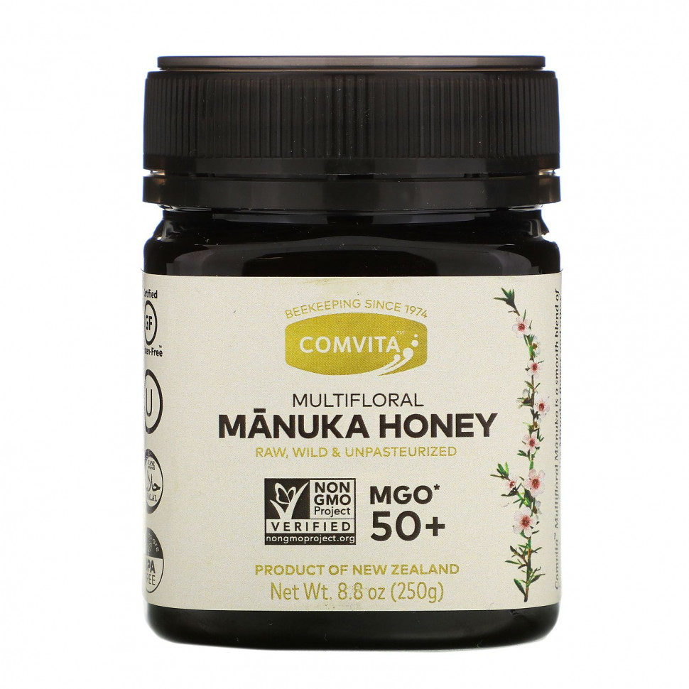 ������ ������ Comvita, Multifloral Manuka Honey, MGO 50+, 8.8 oz (250 g)  IHerb (������) ����