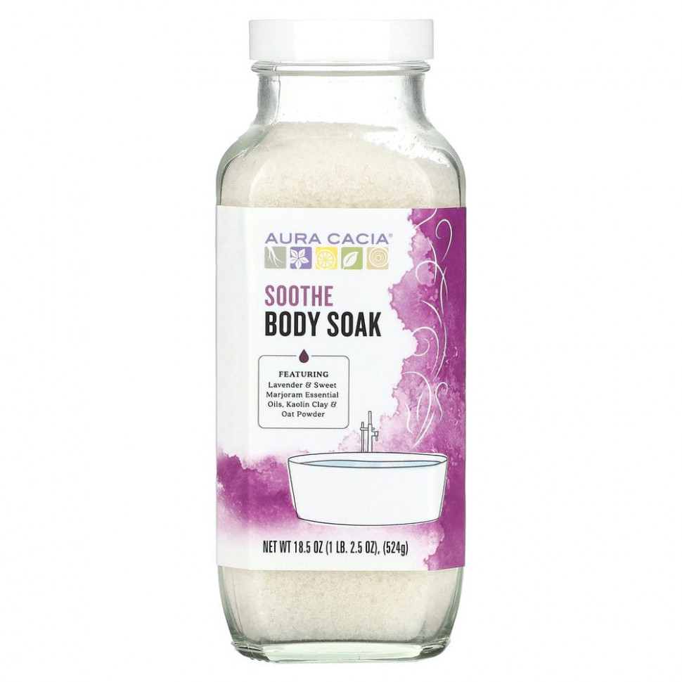 ������ ������ Aura Cacia, Body Soak, Soothe, 524 � (18,5 �����)  IHerb (������) ����