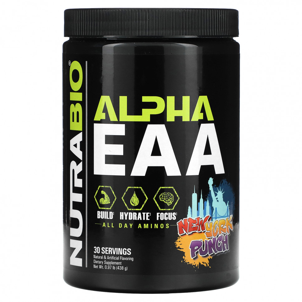 ������ ������ Nutrabio Labs, Alpha EAA, New York Punch, 438 � (0,97 �����)  IHerb (������) ����