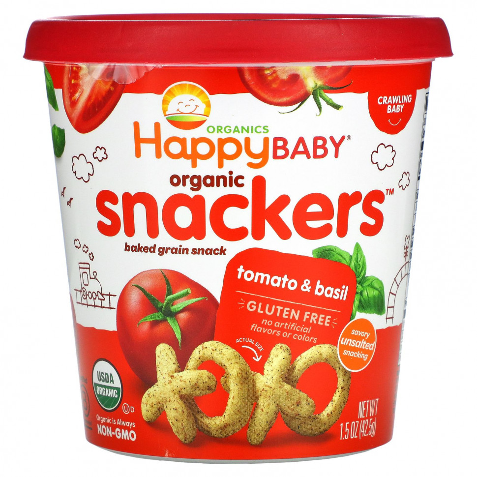 ������ ������ Happy Family Organics, Organic Snackers, ������ � �������, 42,5 � (1,5 �����)  IHerb (������) ����