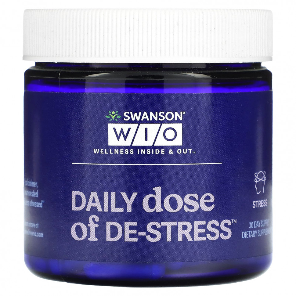 ������ ������ Swanson WIO, �������� ���� De-Stress, 30 ������  IHerb (������) ����