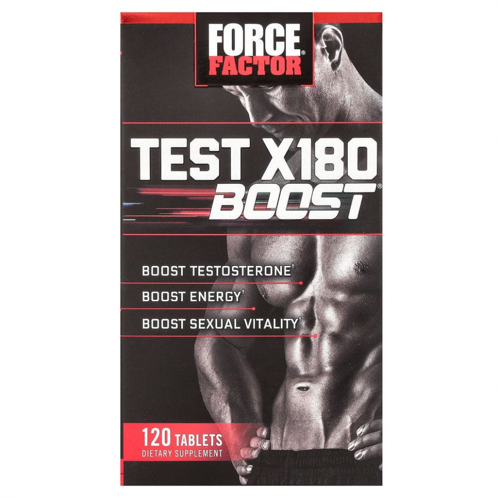 ������ ������ Force Factor, Test X180 Boost, ������ ������������ ��� ������, 120 ��������  IHerb (������) ����