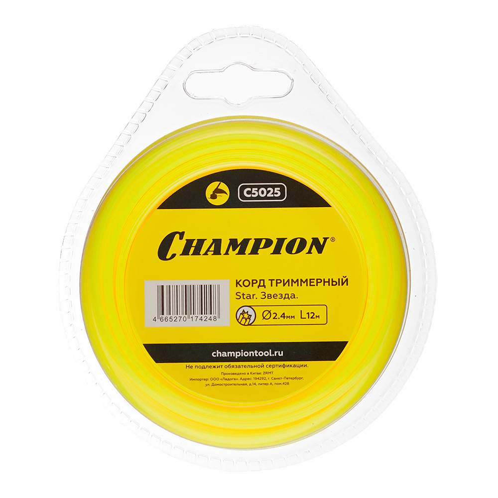 ������ ������ ����� ��� �������� Champion Star ������ 2,4 �� � 12 � ������ (C5025)   ����