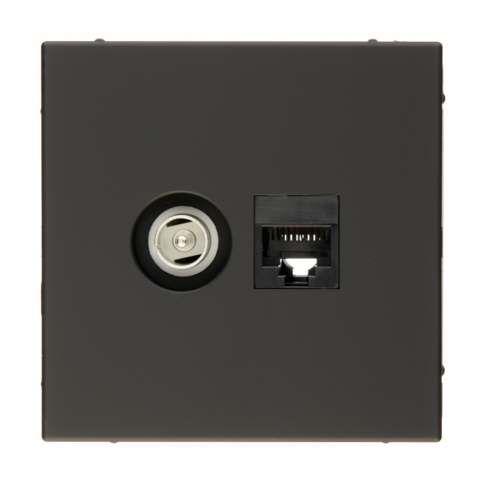 ������ ������ ������� �������������/ ������������ Systeme Electric ArtGallery ������������ ������ TV/ RJ45 (GAL001089)   ����
