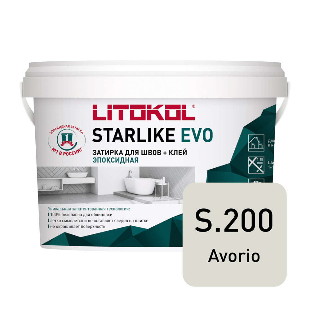 ������ ������ ������� ���������� Litokol Starlike Evo s.200 �������� ����� 2,5 ��   ����
