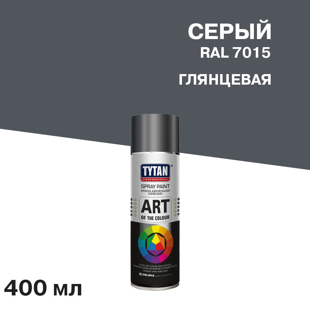 ������ ������ ������ ����������� Tytan Professional Art Of The Colour ����� ��������� RAL 7015 400 �� (93724)   ����