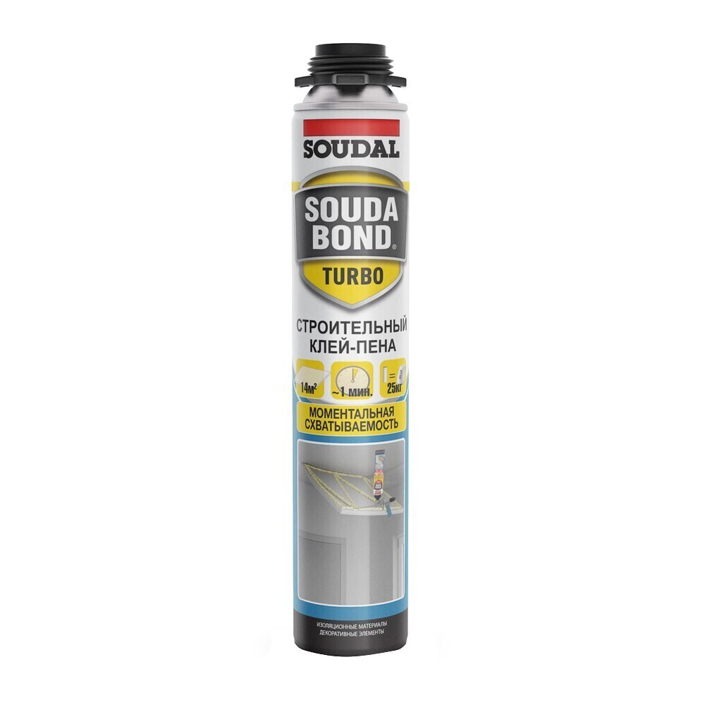 ������ ������ ���� ��� ������ � ������� ���������������� Soudal Soudabond Turbo 750 ��   ����
