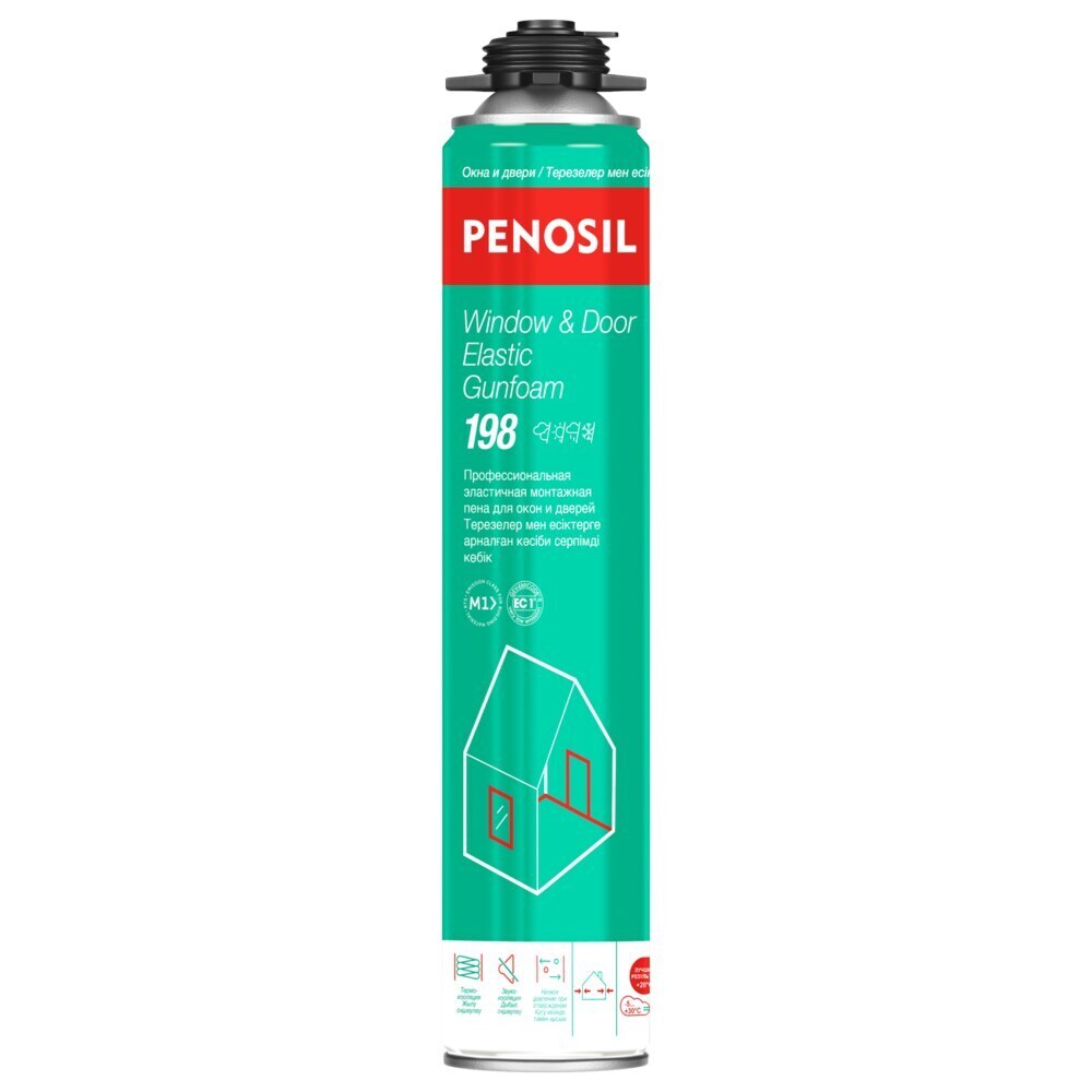 ������ ������ ���� ��������� ���������������� Penosil Window & Door Elastic Gunfoam 198 ����������� 800 ��   ����
