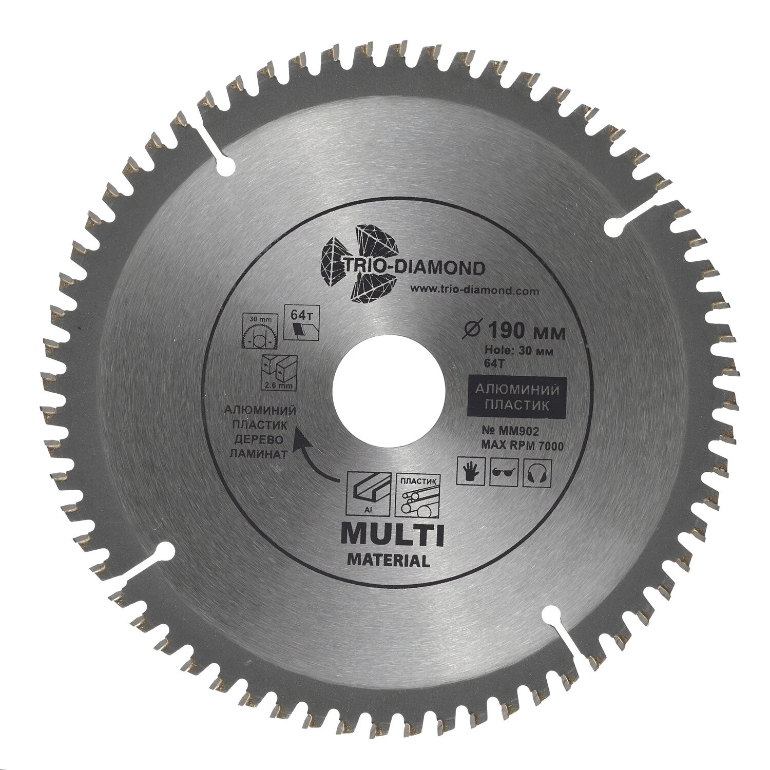 ������ ������ ���� ������� ������������� Trio-Diamond 190�30�1,8 �� 64 ���� (MM902)   ����