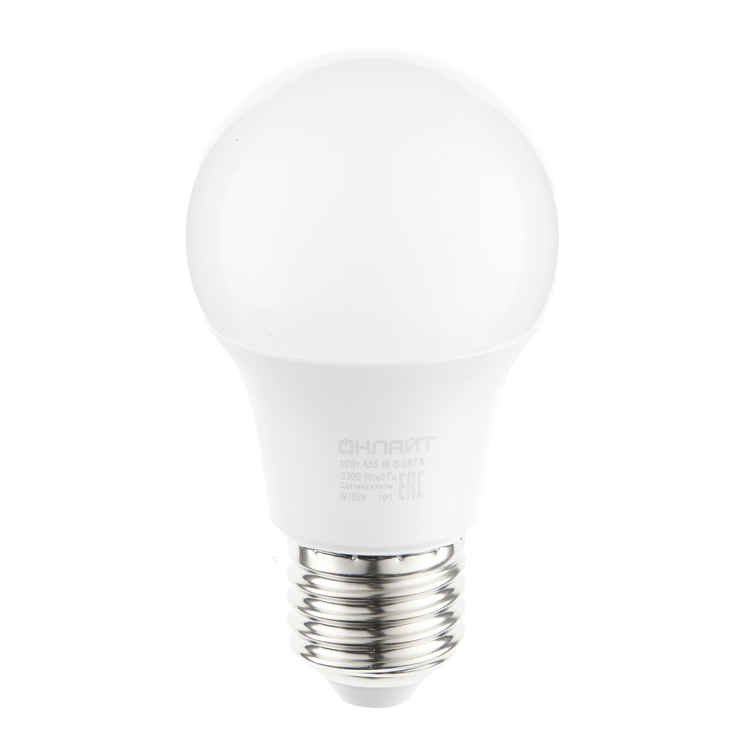 ������ ������ ����� ������������ ������ E27 4000� 10 �� 820 �� 220-240 � ����� A60 �������   ����