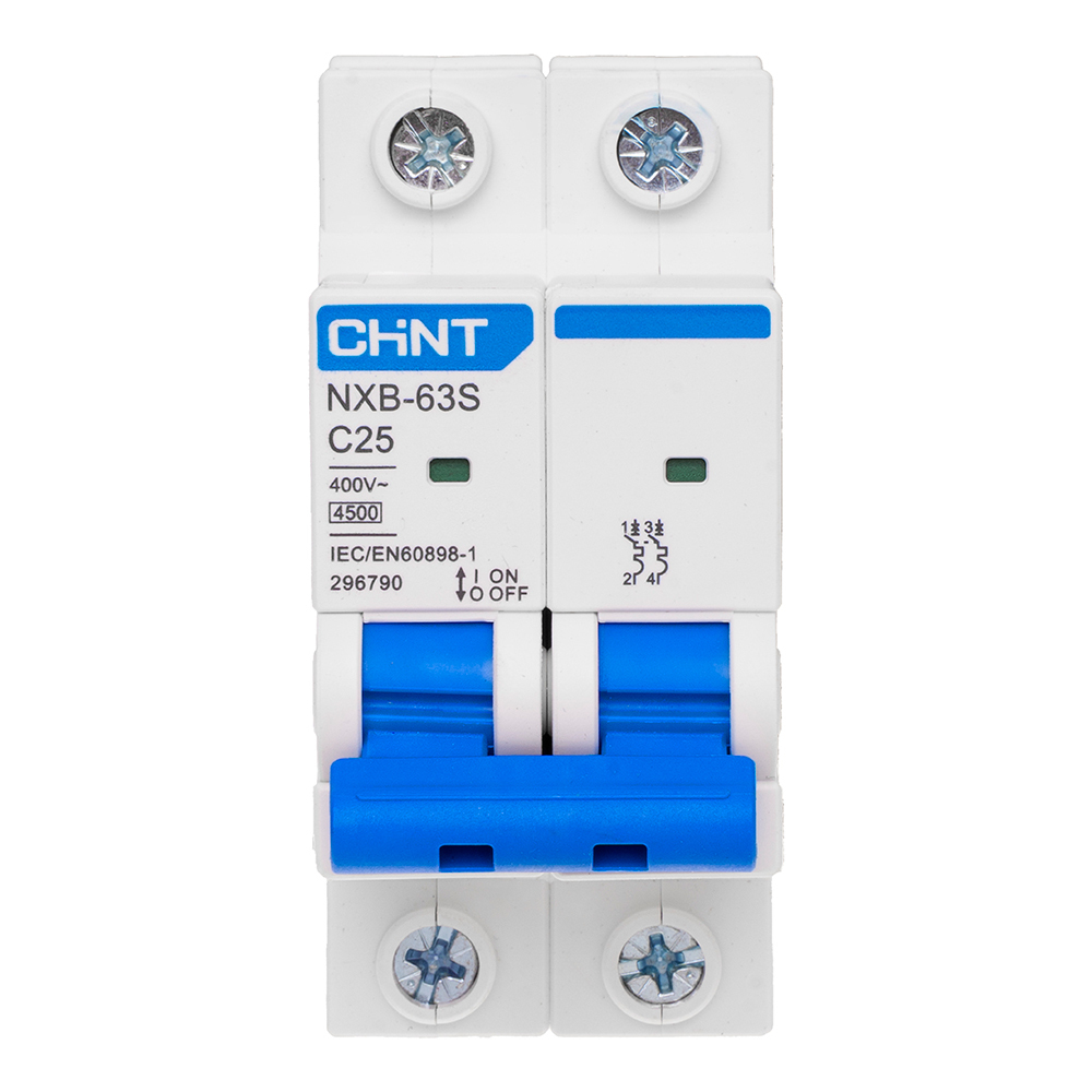 ������ ������ �������������� ����������� ��������� Chint NXB-63S 2P 25� ��� C 4,5 �� 400 � (296790 Chint)   ����