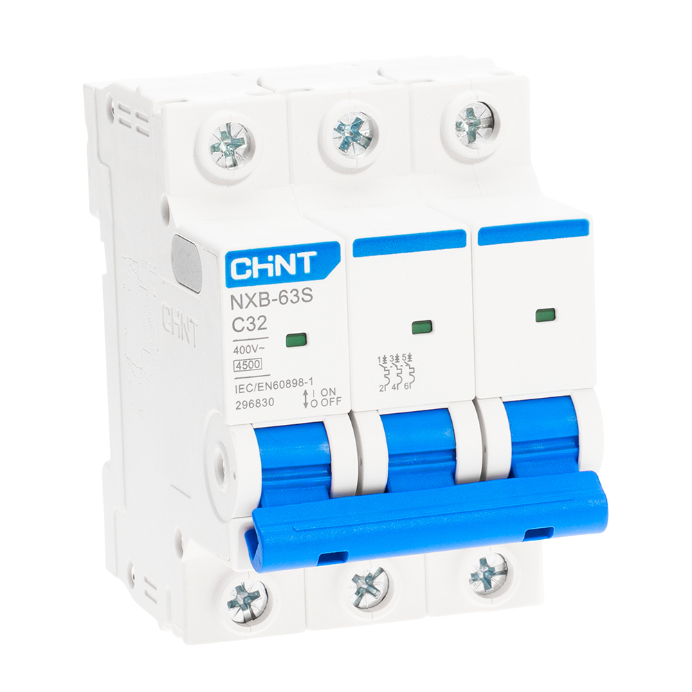 ������ ������ �������������� ����������� ��������� Chint NXB-63S 3P 32� ��� C 4,5 �� 400 � (296830 Chint)   ����