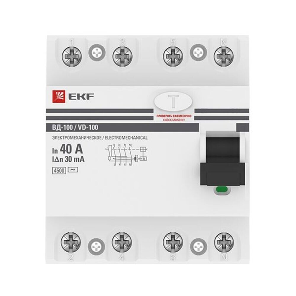 ������ ������ ��� EKF PROxima ��-100N 40� 4P ��� AC 30 �� 6 �� (E1046M4030)   ����