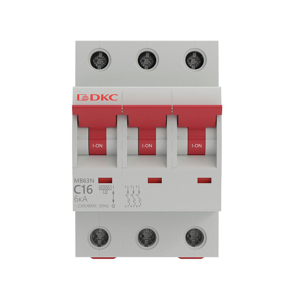 ������ ������ �������������� ����������� ��������� DKC Yon Max MD63N 3P 16� ��� C 6 �� 400 � (MD63N-3PC16)   ����
