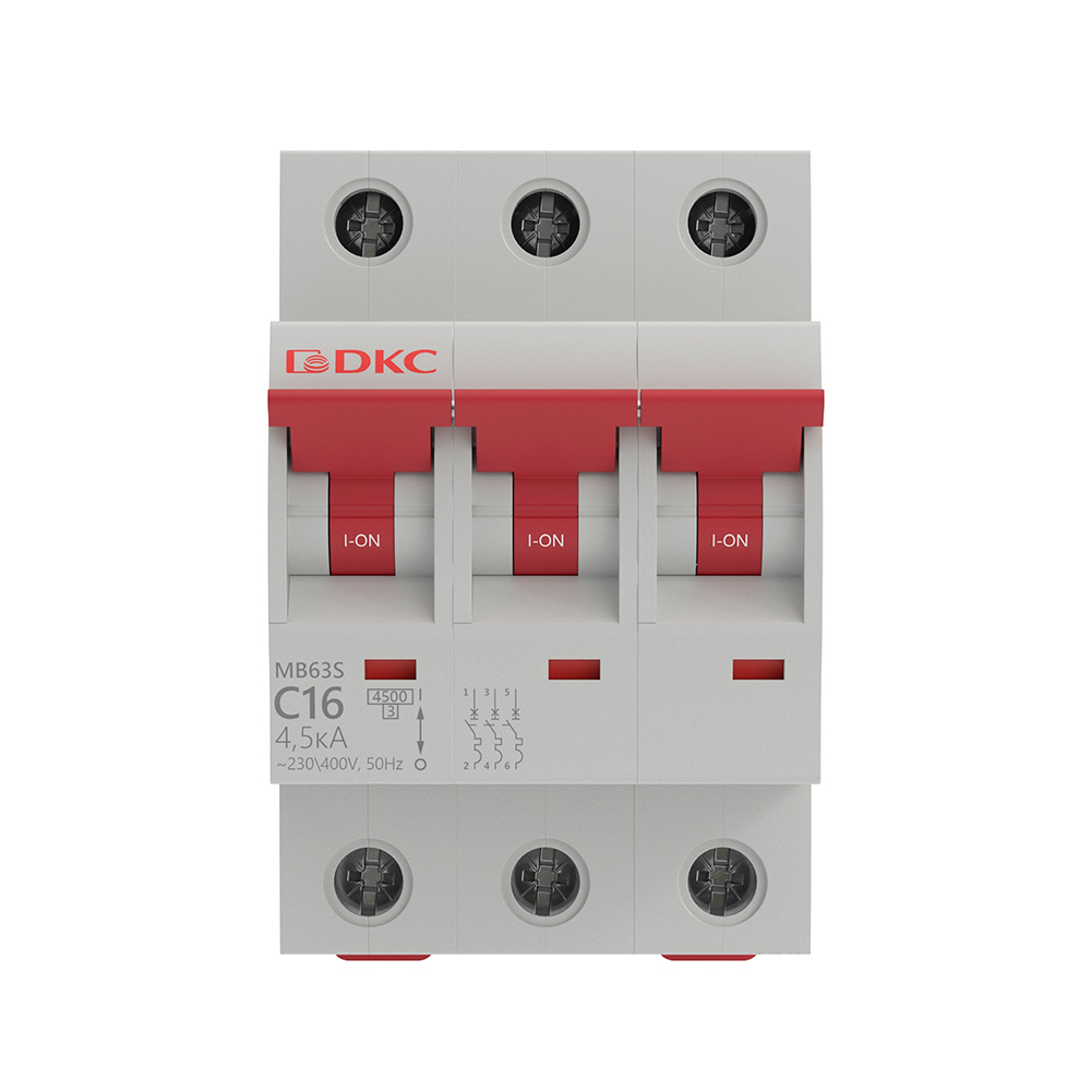 ������ ������ �������������� ����������� ��������� DKC Yon Max MD63S 3P 16� ��� C 4,5 �� 400 � (MD63S-3PC16)   ����
