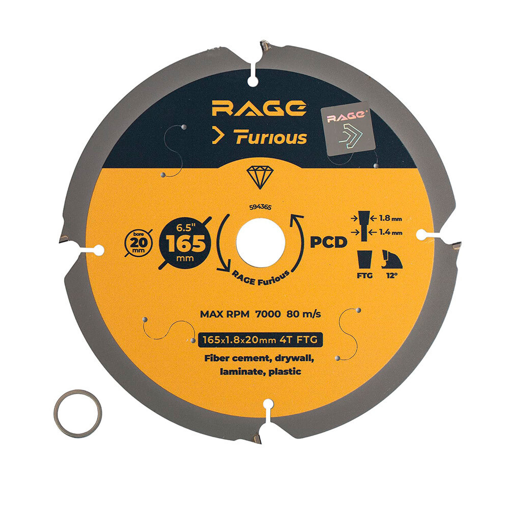 ������ ������ ���� ������� �� ������������ Rage Furious 165x20x1,4 �� 4 ���� (594365)   ����