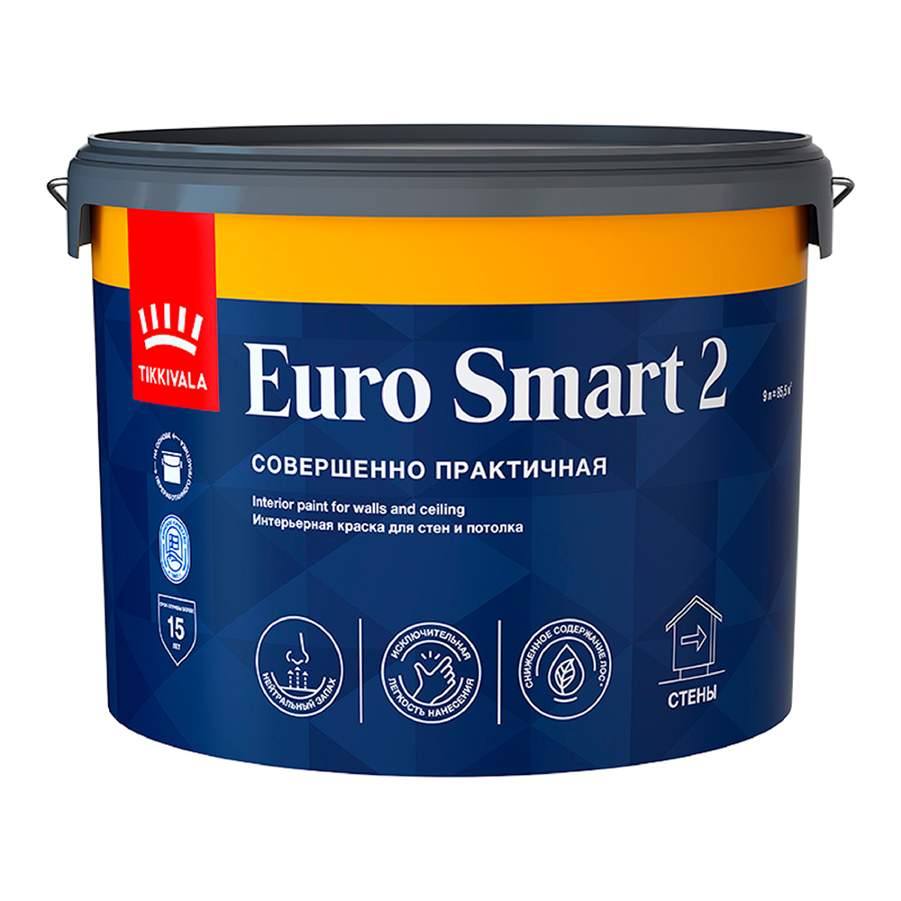 ������ ������ ������ ����������� Tikkurila/Tikkivala Euro Smart 2 ���� � ����� 9 �   ����