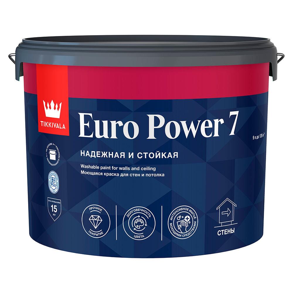 ������ ������ ������ �������� Tikkurila/Tikkivala Euro Power 7 ���� � ����� 9 �   ����