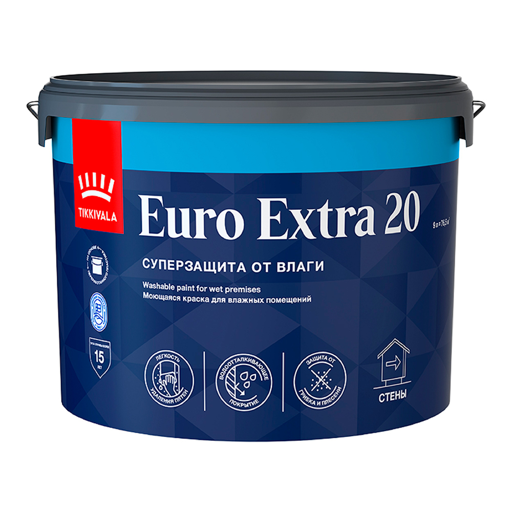 ������ ������ ������ �������� Tikkurila/Tikkivala Euro Extra 20 ���� � ���������� 9 �   ����
