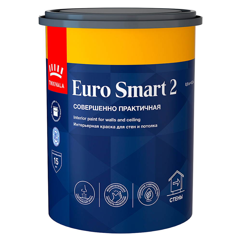 ������ ������ ������ ����������� Tikkurila/Tikkivala Euro Smart 2 ���� � ����� 0,9 �   ����