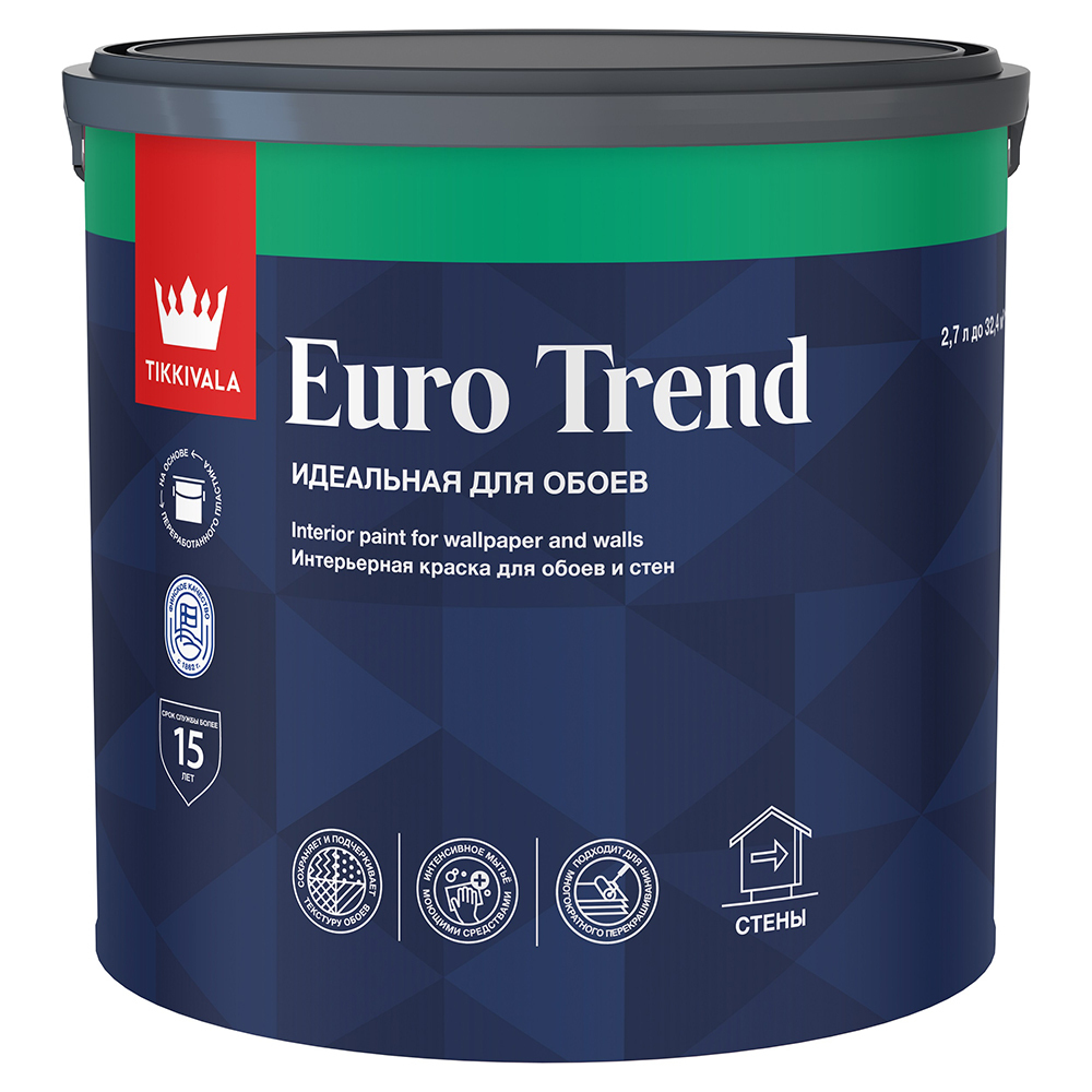 ������ ������ ������ �������� Tikkurila/Tikkivala Euro Trend ���� C ���������� 2,7 �   ����
