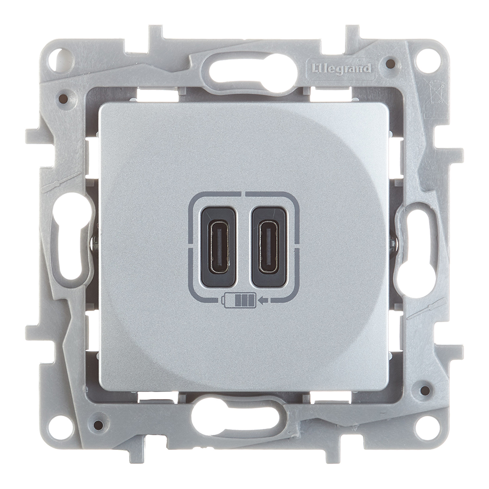 ������ ������ ������� USB Legrand Etika ������������ �������� 2�USB Type-C (672435)   ����