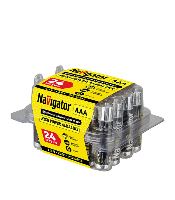 ������ ������ ��������� Navigator AAA ������������ LR03 1,5 � (24 ��.)   ����