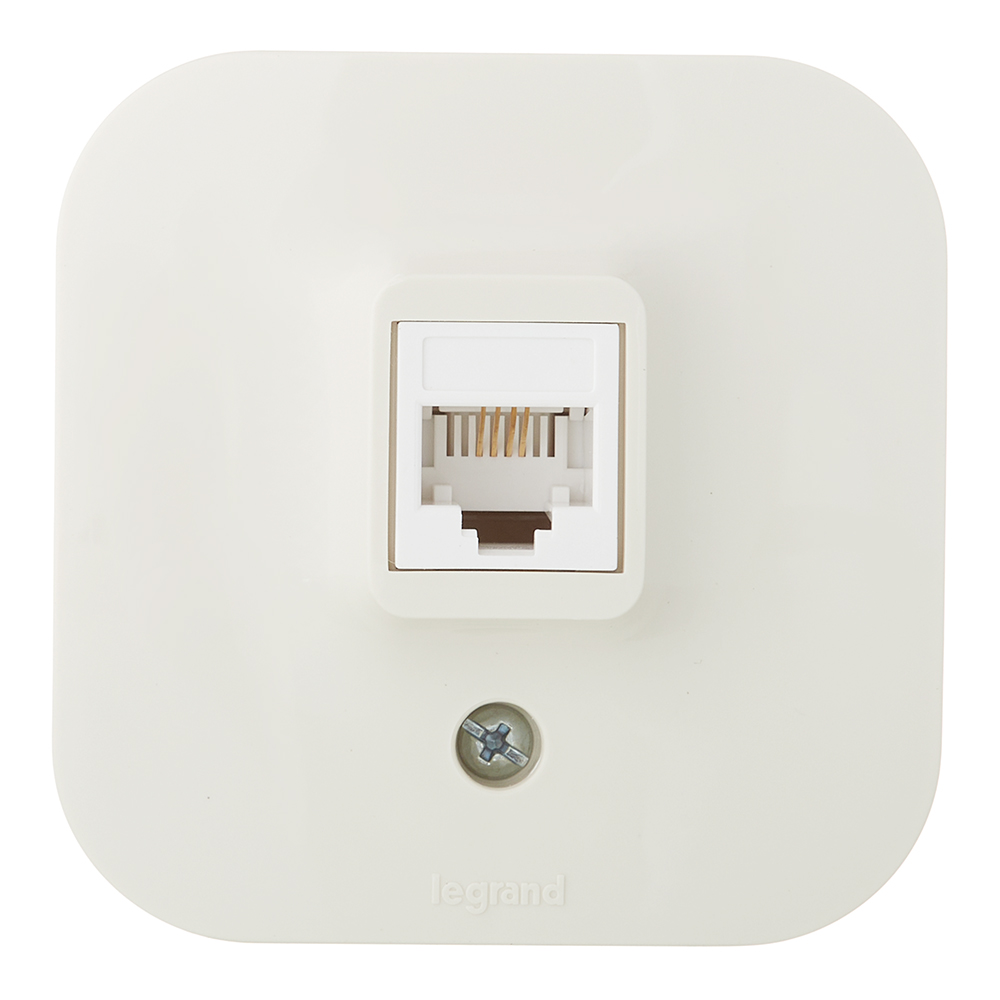 ������ ������ ������� ���������� Legrand Quteo ��������� �������� ����� RJ11 (782244)   ����