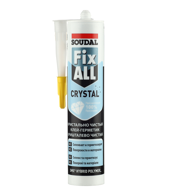 ������ ������ ����-�������� ��������� Soudal Fix All Crystal ���������� 290 ��   ����