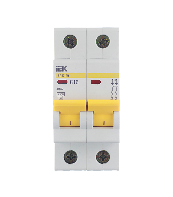 ������ ������ �������������� ����������� ��������� IEK Karat �� 47-29 2P 16� ��� C 4,5 �� 400 � (MVA20-2-016-C)   ����