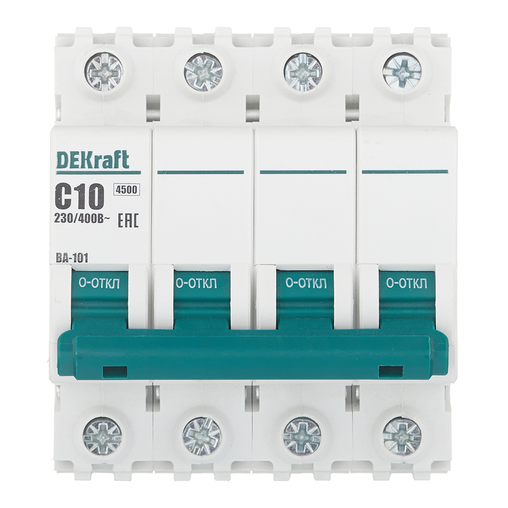 ������ ������ �������������� ����������� ��������� Dekraft BA-101 4� 10� ��� C 4,5 �� 230/400 � (11089DEK)   ����