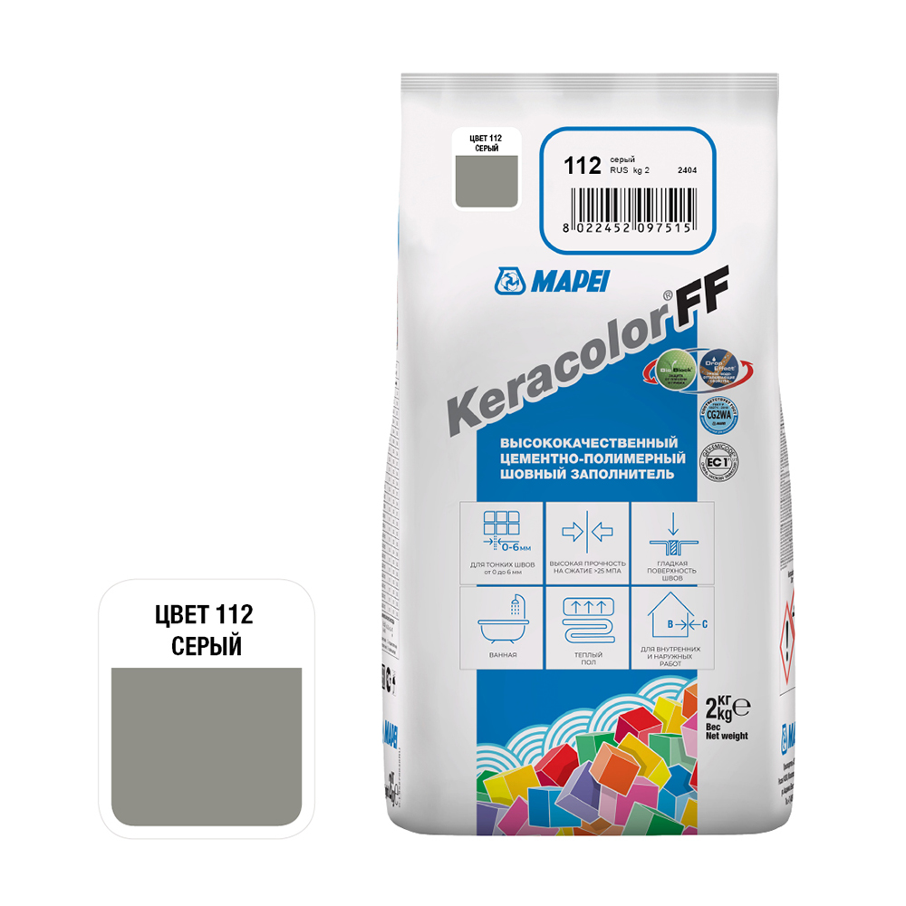 ������ ������ ������� ��������� Mapei Keracolor FF 112 ����� 2 ��   ����
