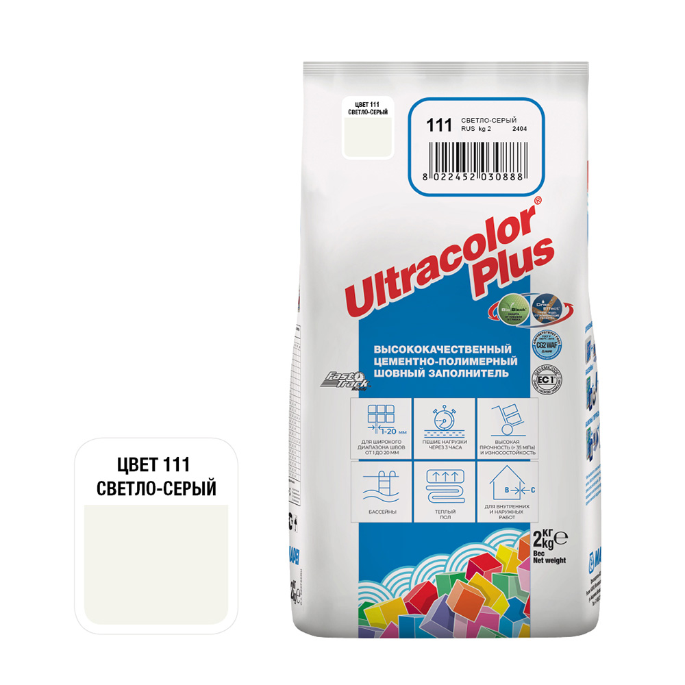 ������ ������ ������� ��������� Mapei Ultracolor Plus 111 ������-����� 2 ��   ����