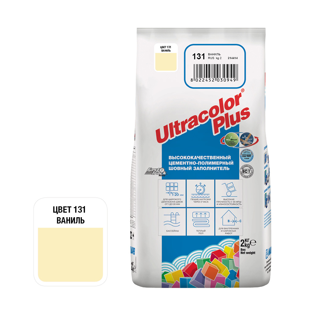 ������ ������ ������� ��������� Mapei Ultracolor Plus 131 ������ 2 ��   ����