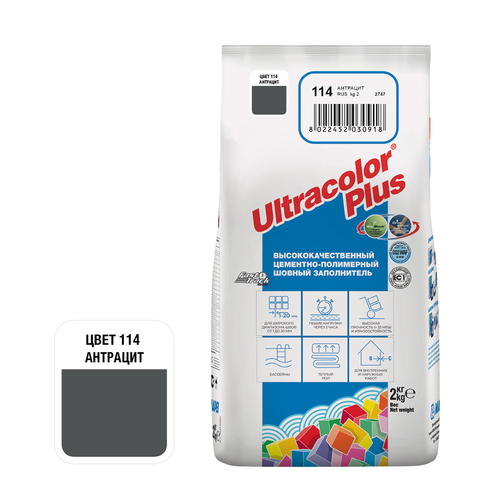 ������ ������ ������� ��������� Mapei Ultracolor Plus 114 �������� 2 ��   ����
