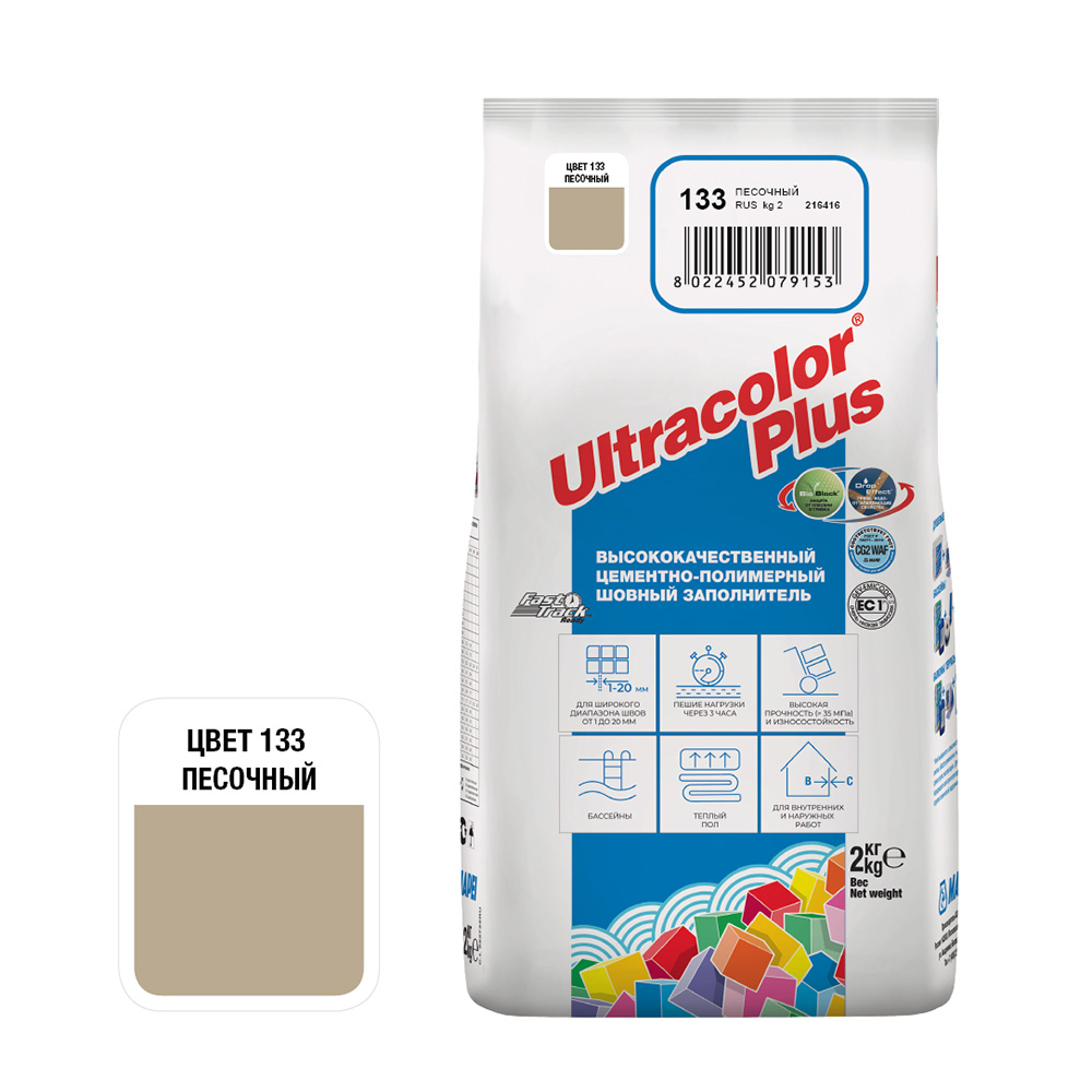 ������ ������ ������� ��������� Mapei Ultracolor Plus 133 �������� 2 ��   ����