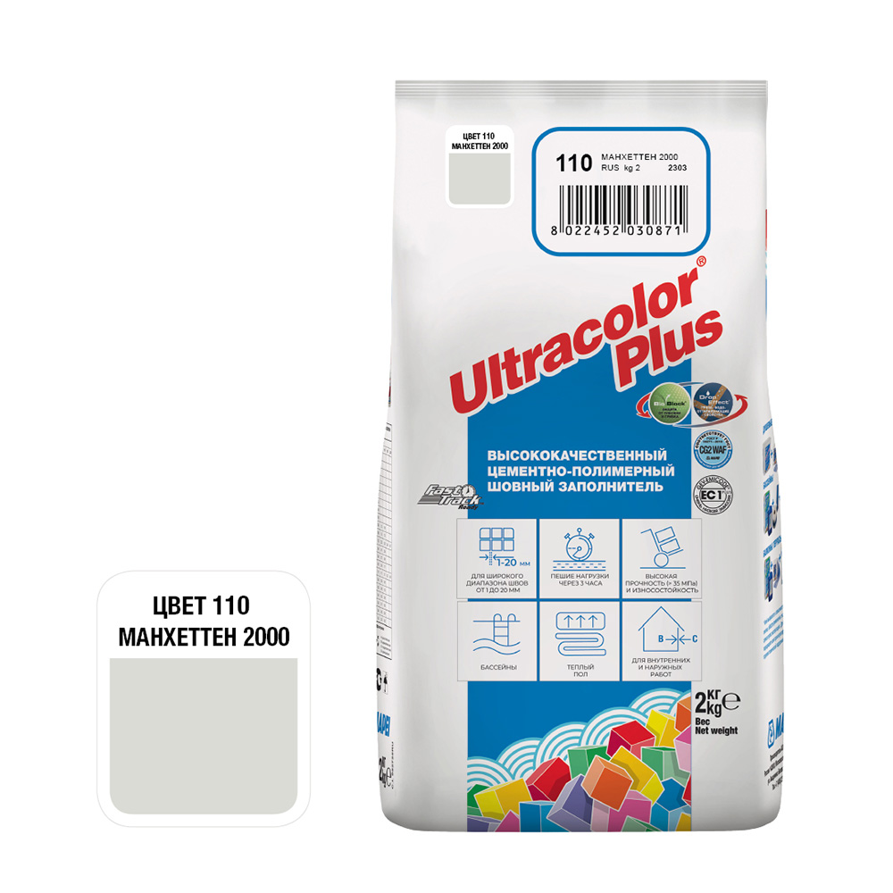 ������ ������ ������� ��������� Mapei Ultracolor Plus 110 ��������� 2 ��   ����