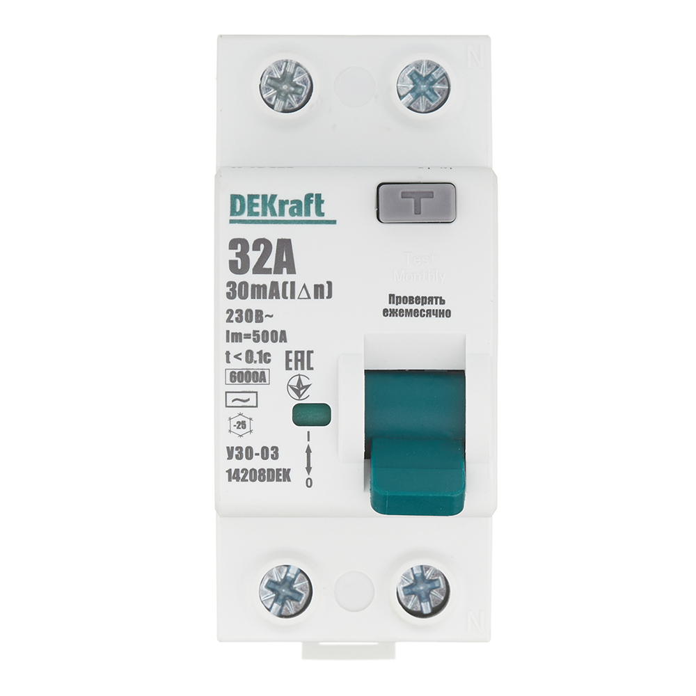 ������ ������ ��� Dekraft ���-03 32� 1P+N ��� AC 30 �� 6 �� ���������� (14208DEK)   ����