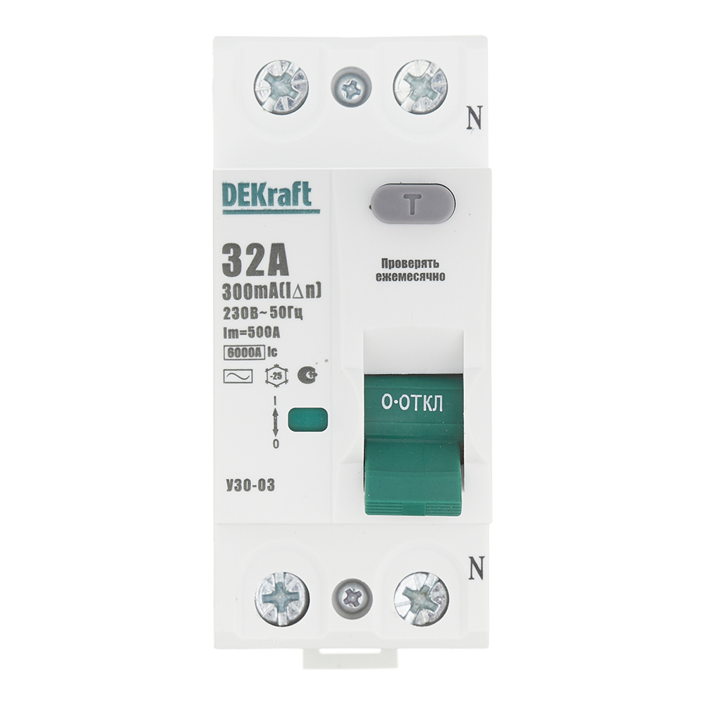 ������ ������ ��� Dekraft ���-03 32� 1P+N ��� AC 300 �� 6 �� ���������� (14069DEK)   ����
