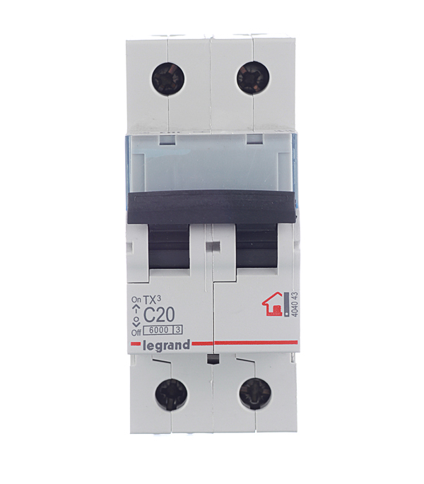 ������ ������ �������������� ����������� ��������� Legrand TX3 2P 20� ��� C 6 �� 230/400 � (404043)   ����