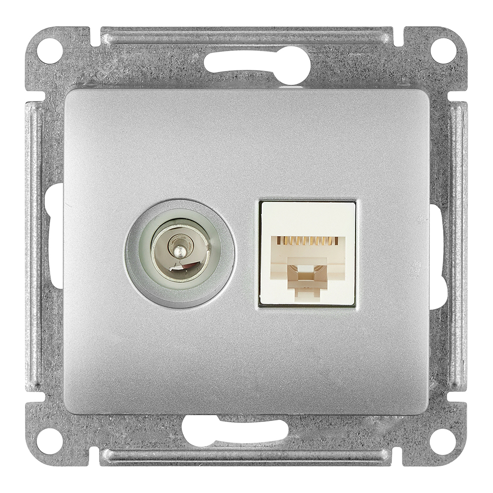 ������ ������ ������� �������������/ ������������ Systeme Electric Glossa ������������ �������� TV/ RJ45 (GSL000389)   ����