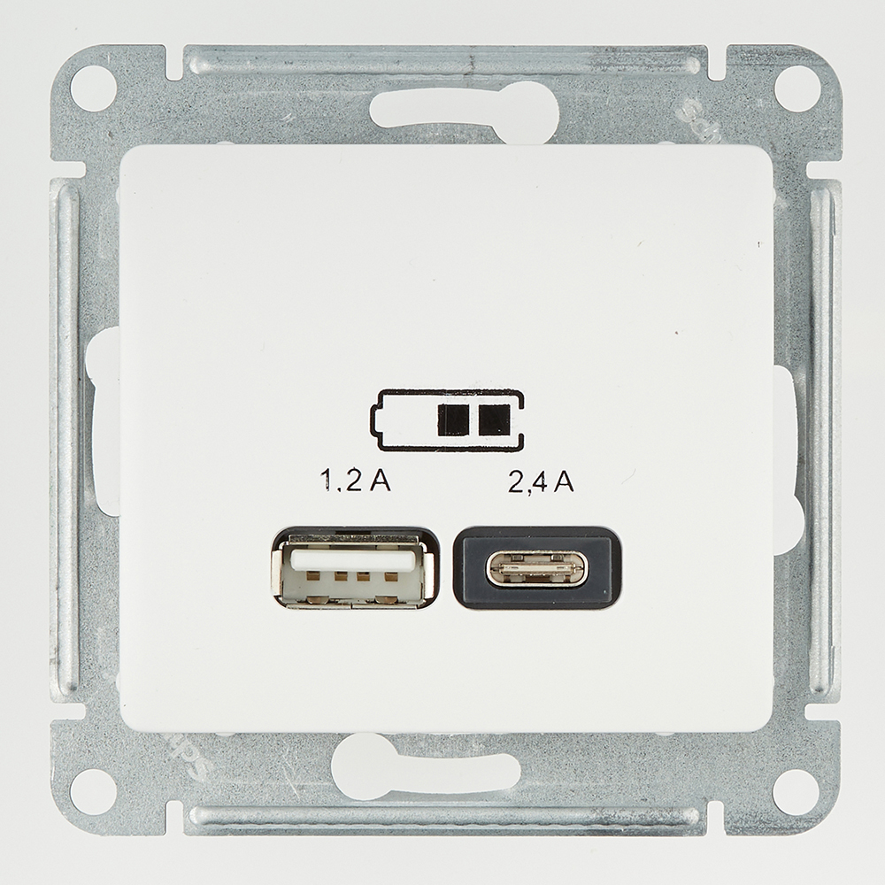 ������ ������ ������� USB Systeme Electric Glossa ������������ ����� USB-A/ Type-C (GSL000139)   ����