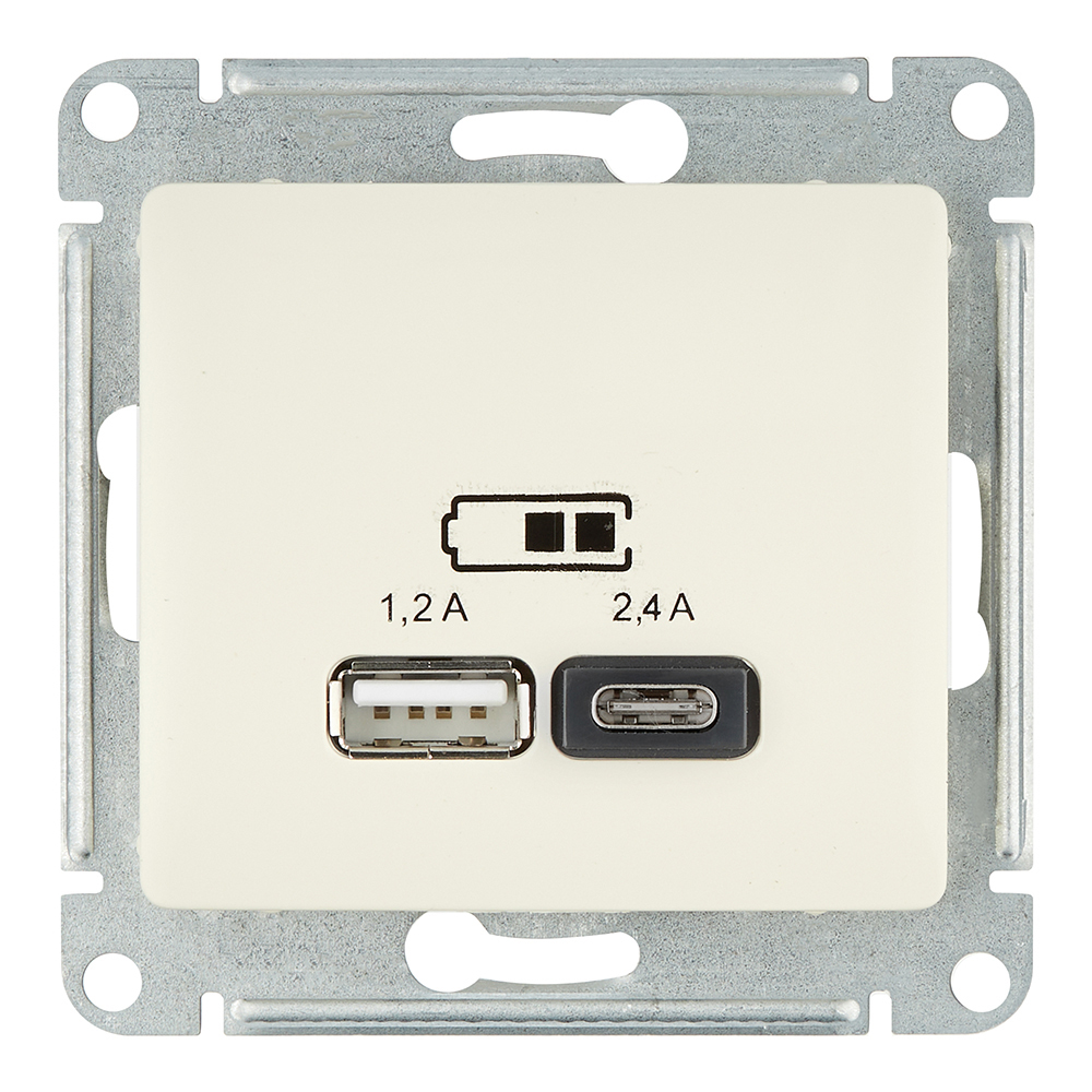 ������ ������ ������� USB Systeme Electric Glossa ������������ ������� USB-A/ Type-C (GSL000239)   ����