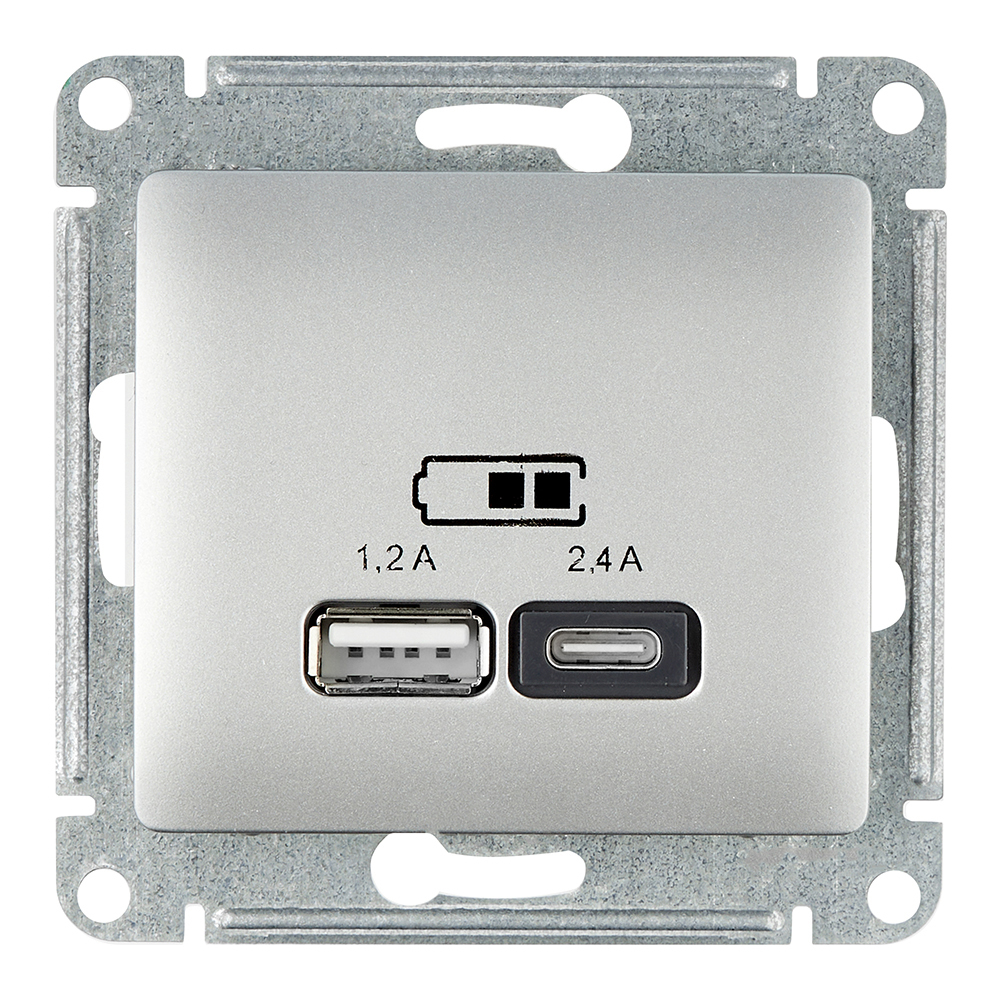 ������ ������ ������� USB Systeme Electric Glossa ������������ �������� USB-A/ Type-C (GSL000339)   ����