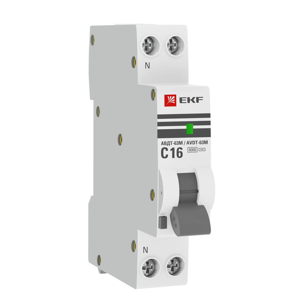 ������ ������ ������� ���������������� EKF PROxima ����-63� 16� 1P+N ��� AC 30 �� 6 �� (DA63M-16-30)   ����