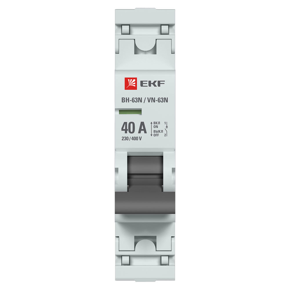 ������ ������ ����������� �������� EKF PROxima ��-63N 1� 40� 230 � �� DIN-����� (S63140)   ����