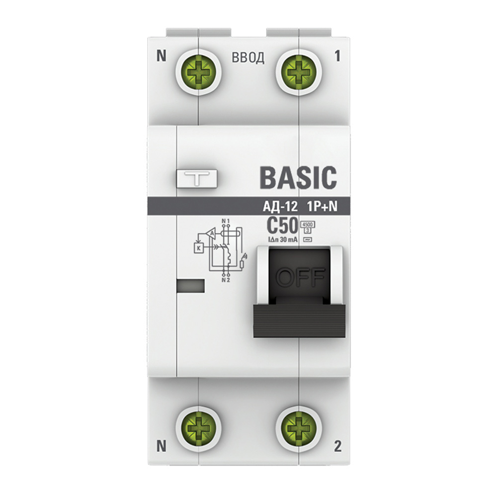 ������ ������ ������� ���������������� EKF Basic ��-12 50� 1P+N ��� AC 30 �� 4,5 �� (DA12-50-30-bas)   ����