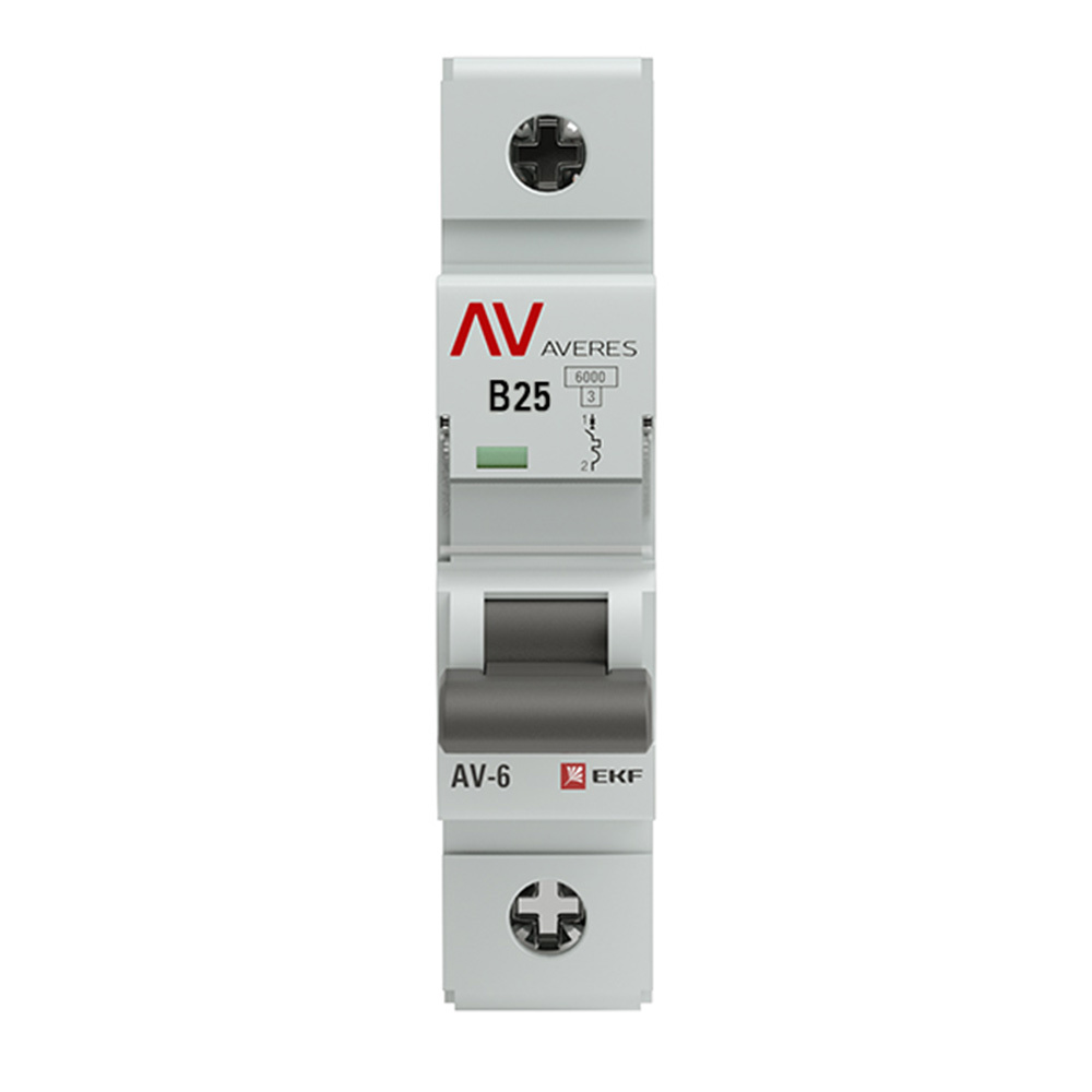 ������ ������ �������������� ����������� ��������� EKF Averes AV-6 1� 25� ��� B 6 �� 230 � (mcb6-1-25B-av)   ����